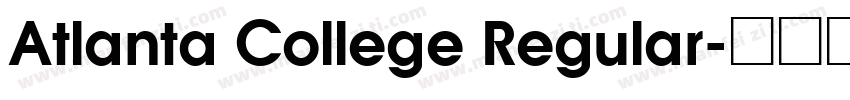 Atlanta College Regular字体转换